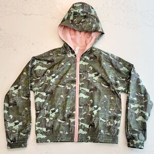 Kid's Ideology Camouflage Windbreaker Hooded Jacket - Size M